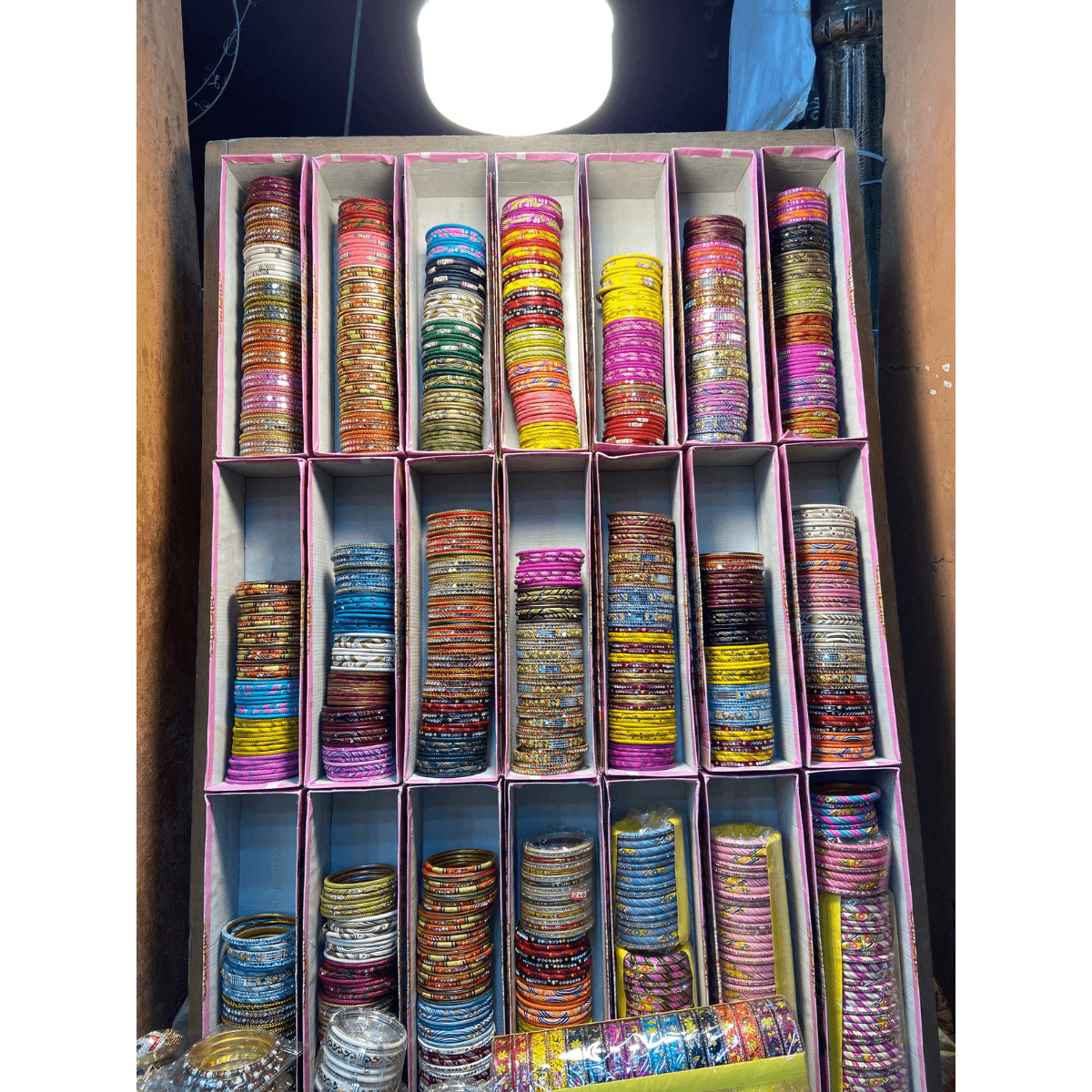 Mirror-Work Lac Bangles