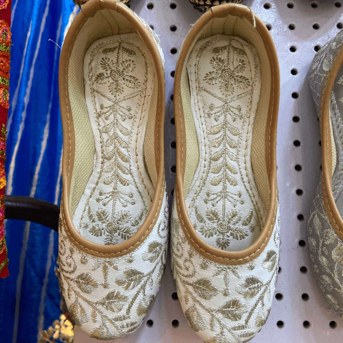 Printed Leather Juttis IV