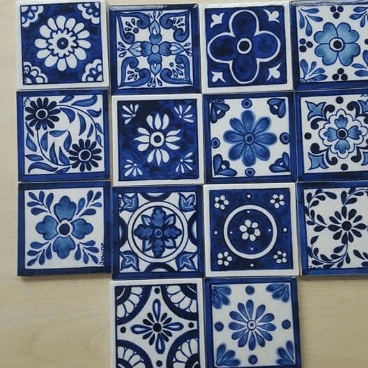 Blue Pottery Tile