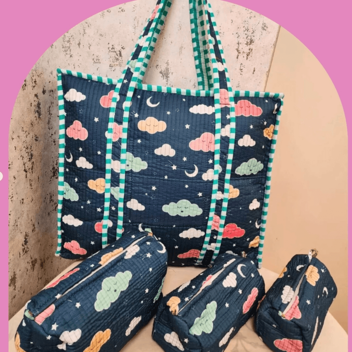 Sanganeri Tote Bag IV